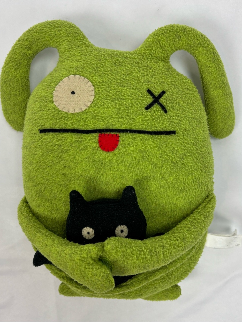 Ugly Dolls Ugly Buddies Ox & Ice-Bat Green Plush Stuffed Animal 2012 10"